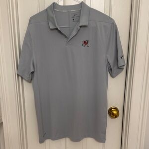 Nike Men's UGA Light Gray Polo Shirt